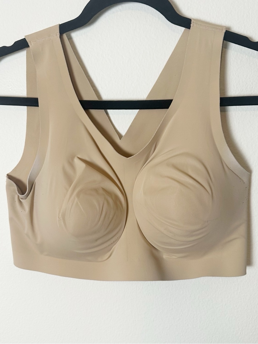 Evelyn & Bobbie The Defy Bra Pullover Tan Nude Beige Large - Picture 2 of 6